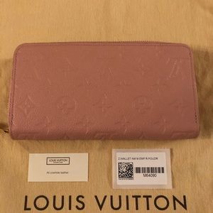 Louis Vuitton zippy wallet empreinte